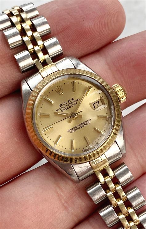 rolex datejust damenuhr stahl gold|gold Rolex Datejust for sale.